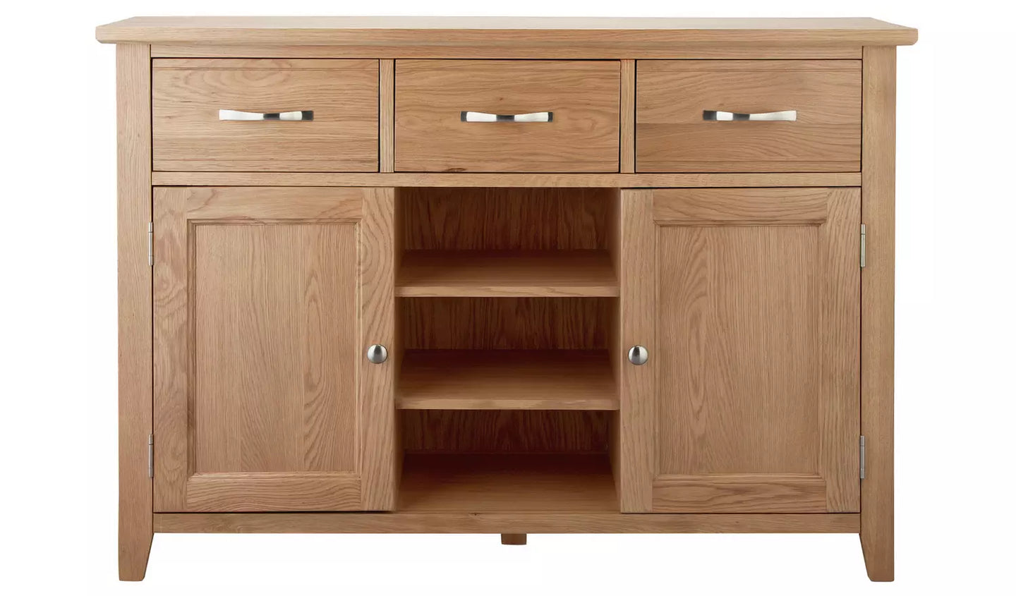 Assembled Islington Large Oak Veneer Sideboard
